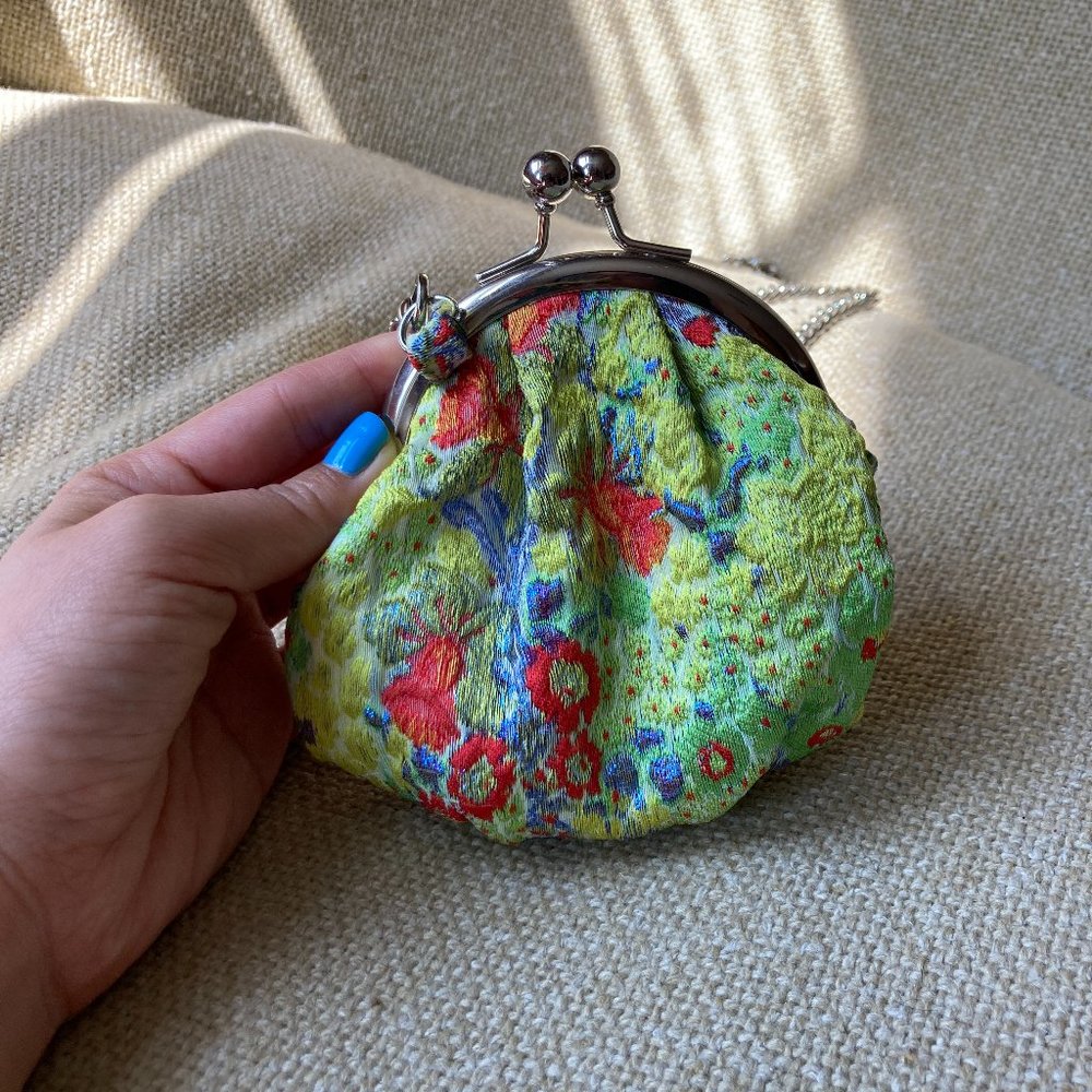 Urban Outfitters Kiss Lock Mini Crossbody Bag